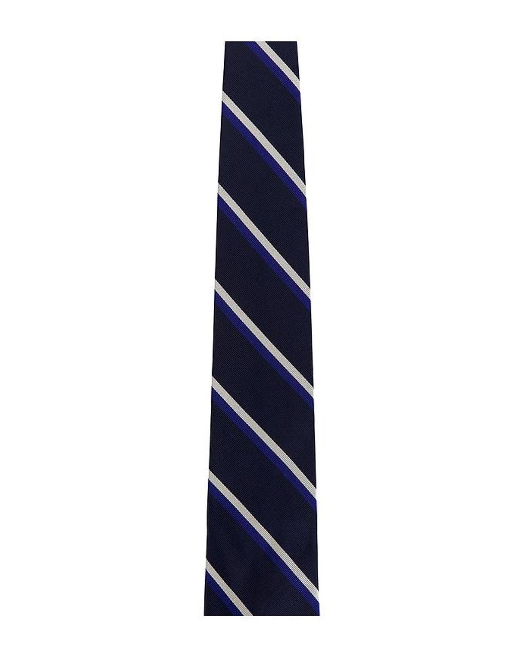 Polo Ralph Lauren Blue Double Stripe Woven Neck Tie for men