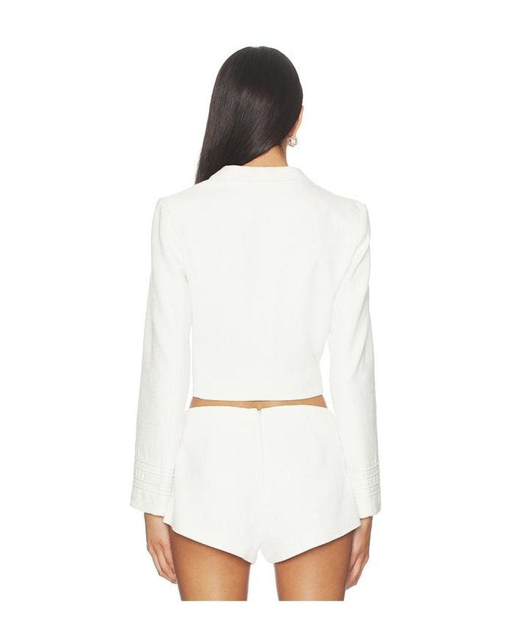 Amanda Uprichard White Courtney Jacket