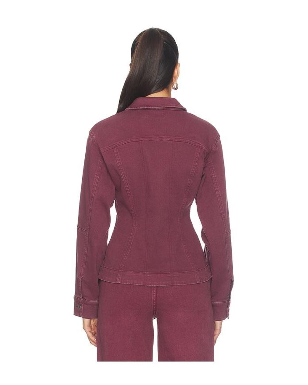 SOVERE Purple Blaine Denim Jacket