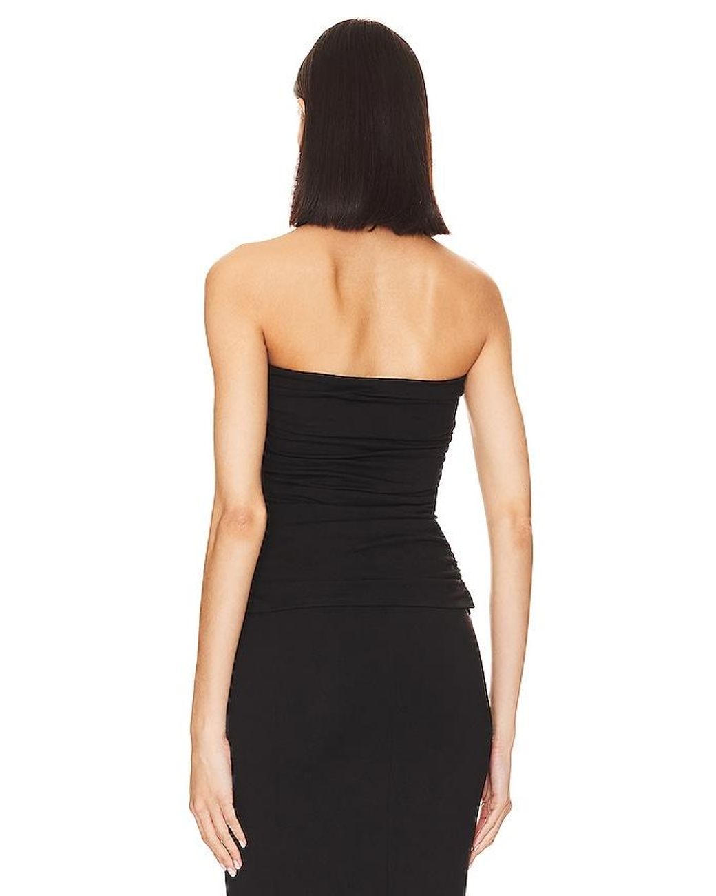 Lovers + Friends Black Kate Tube Top