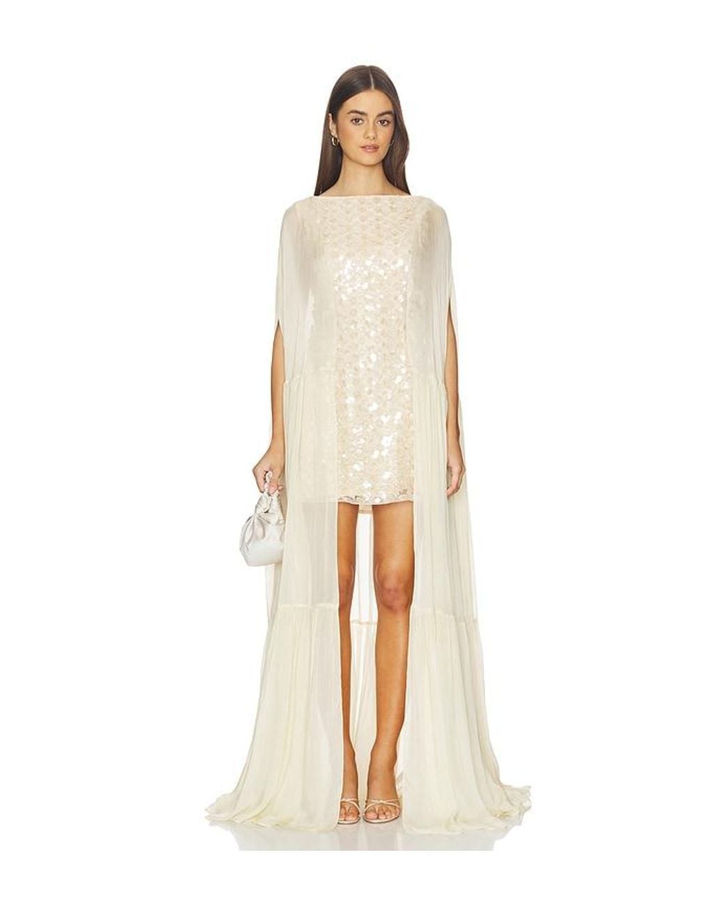 La Fuori Natural Tulle Dress