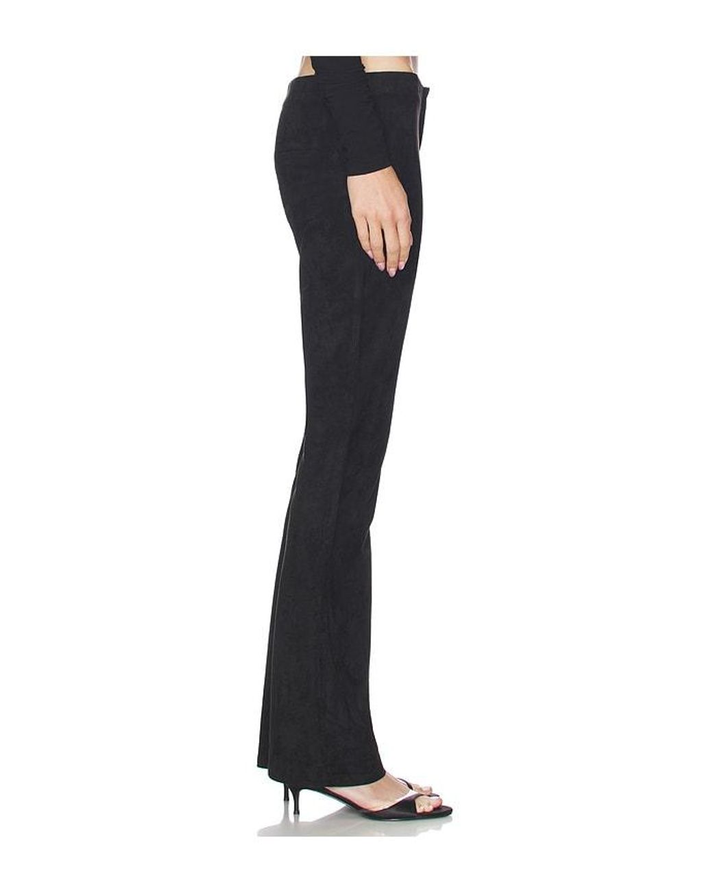 Lioness Black Low Waisted Slim Pant