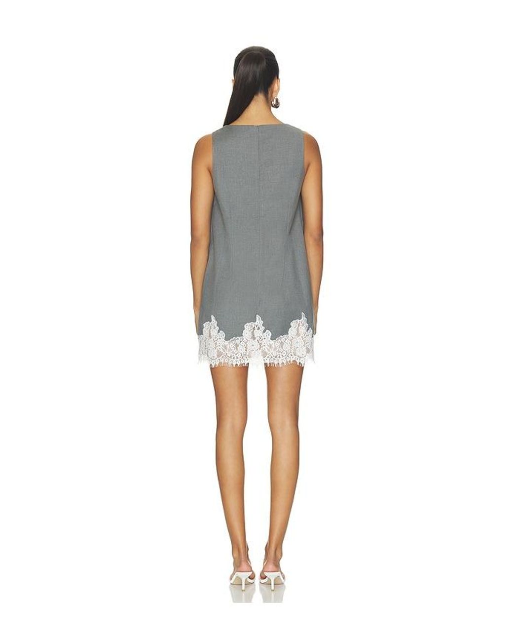 Line & Dot Gray Wilfred Mini Dress