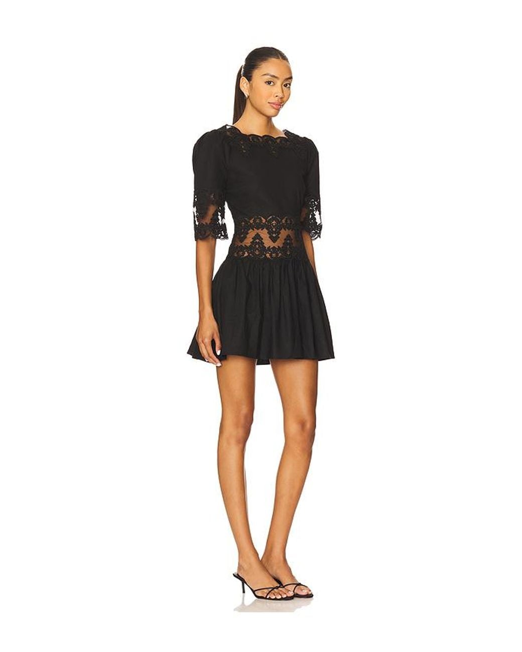 Tularosa Black Bonnie Mini Dress