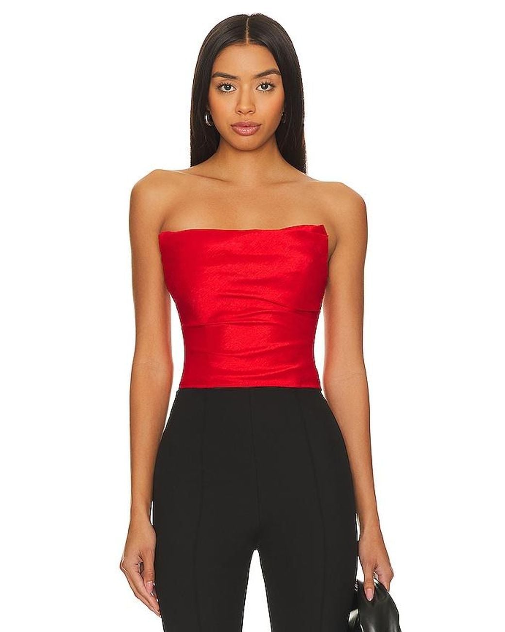 Lovers + Friends Red Adler Top