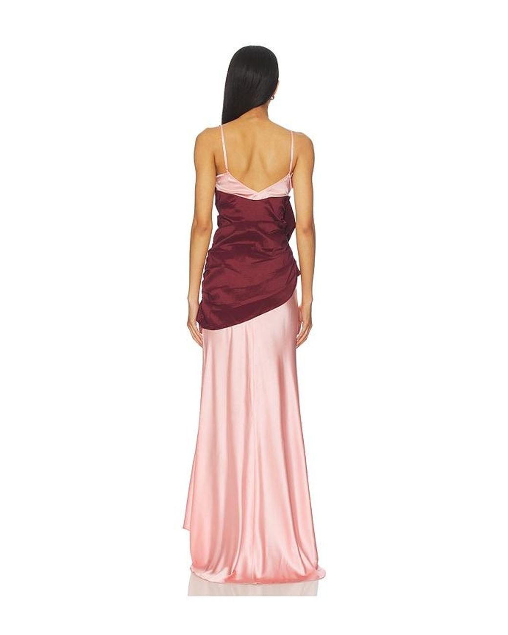 For Love & Lemons Red Leonora Gown