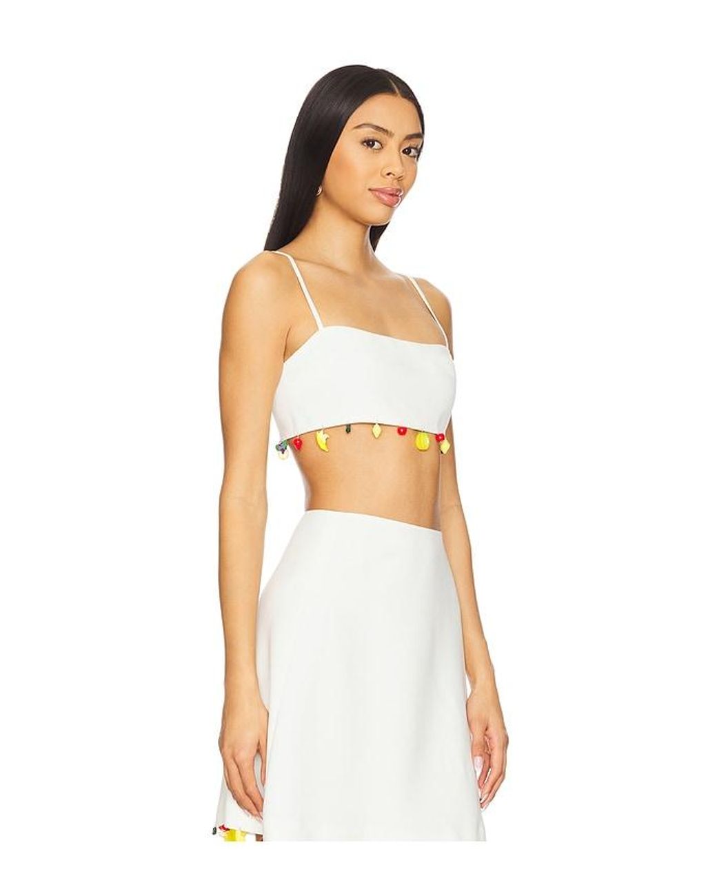 Tyler McGillivary White Mira Bra Top