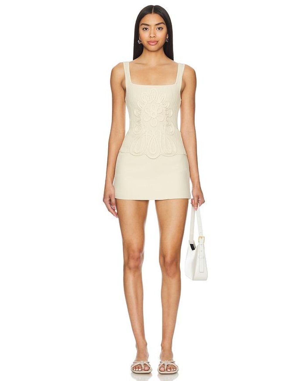 MAJORELLE Natural Maelis Top