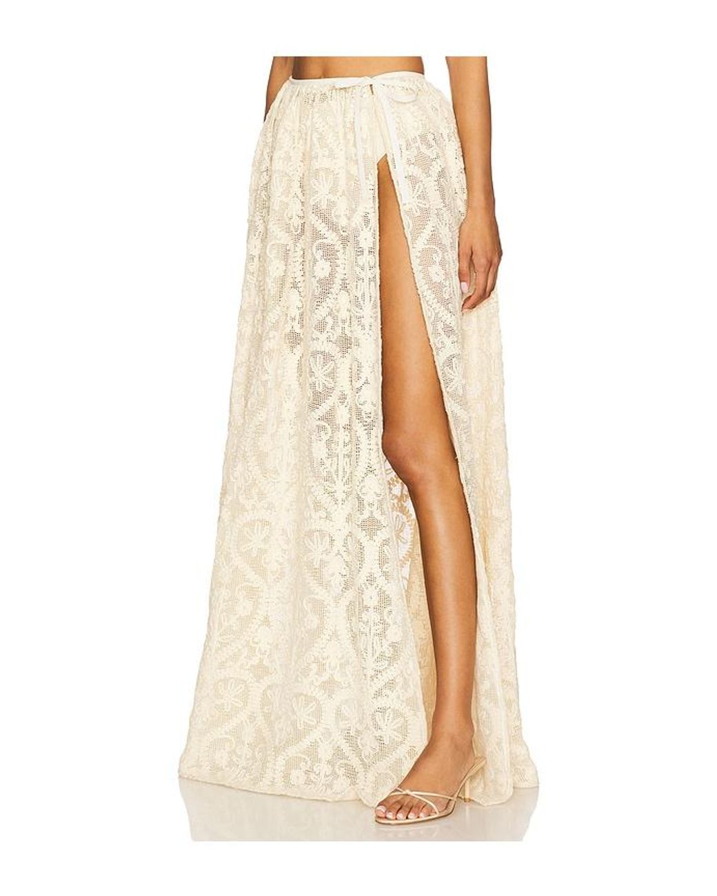SAU LEE Natural Amare Maxi Skirt