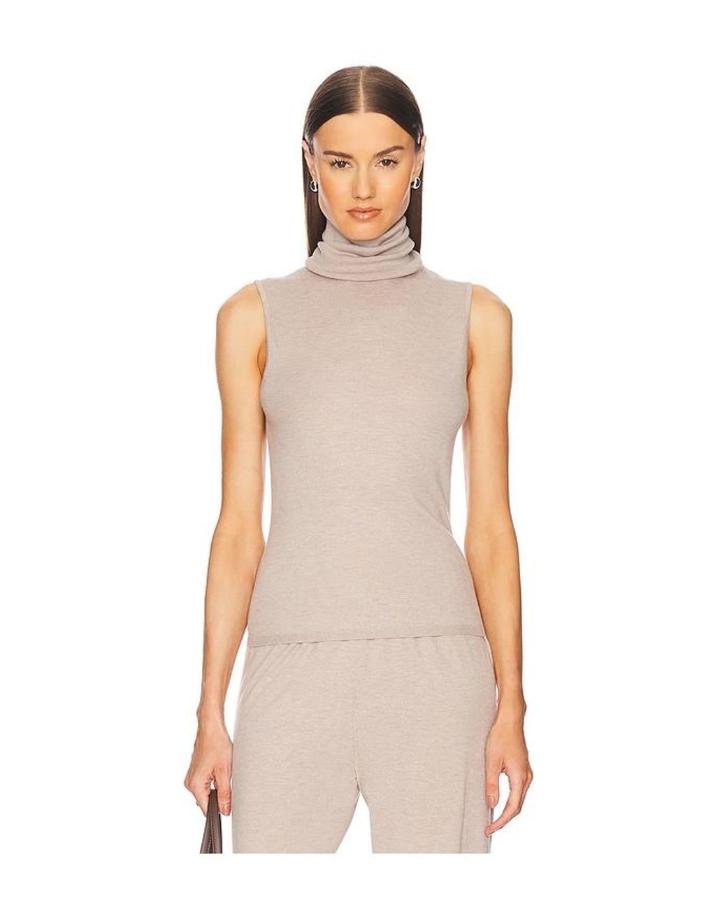 Helsa Natural Faye Knit Top