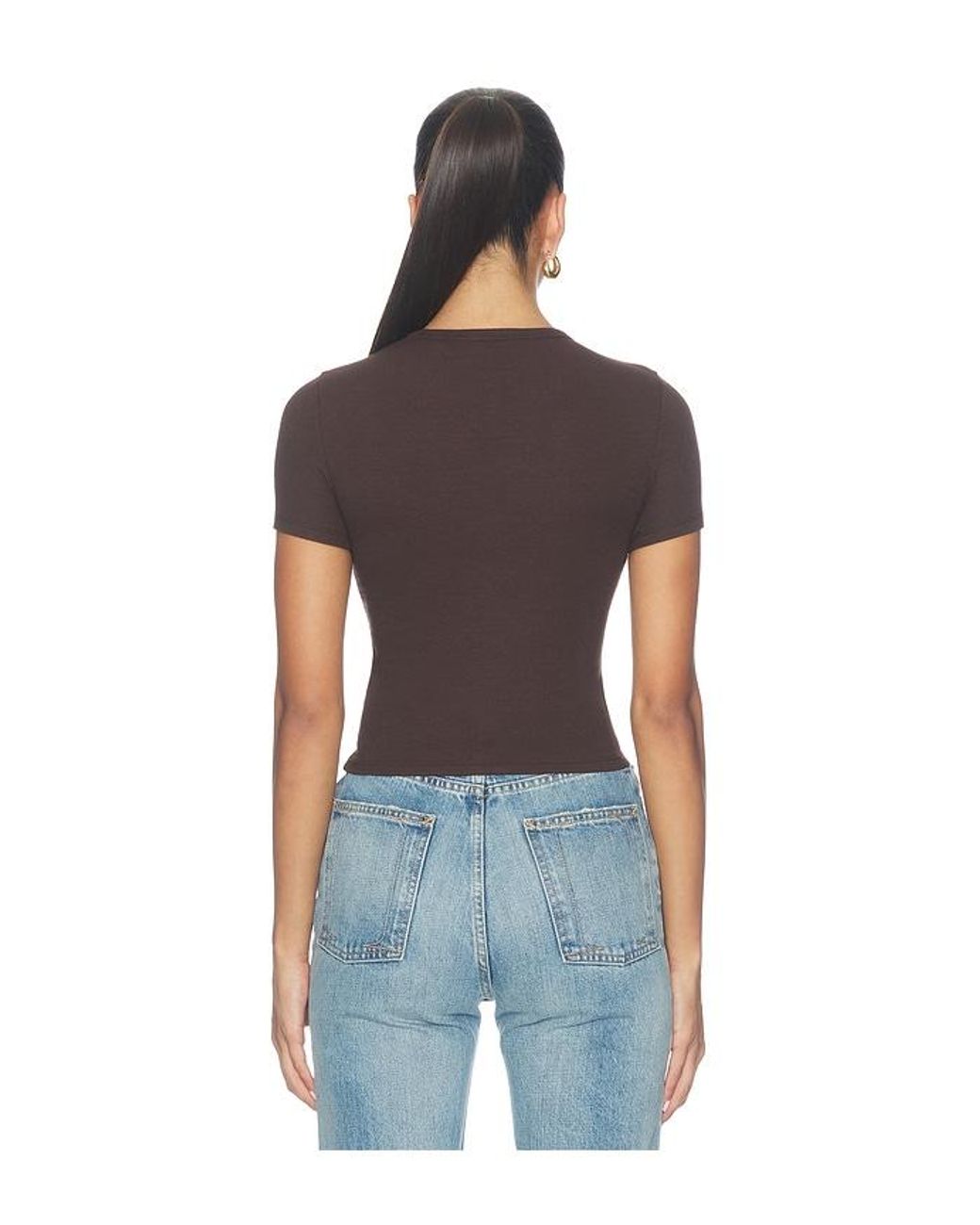 WAO Blue Rib Baby Tee