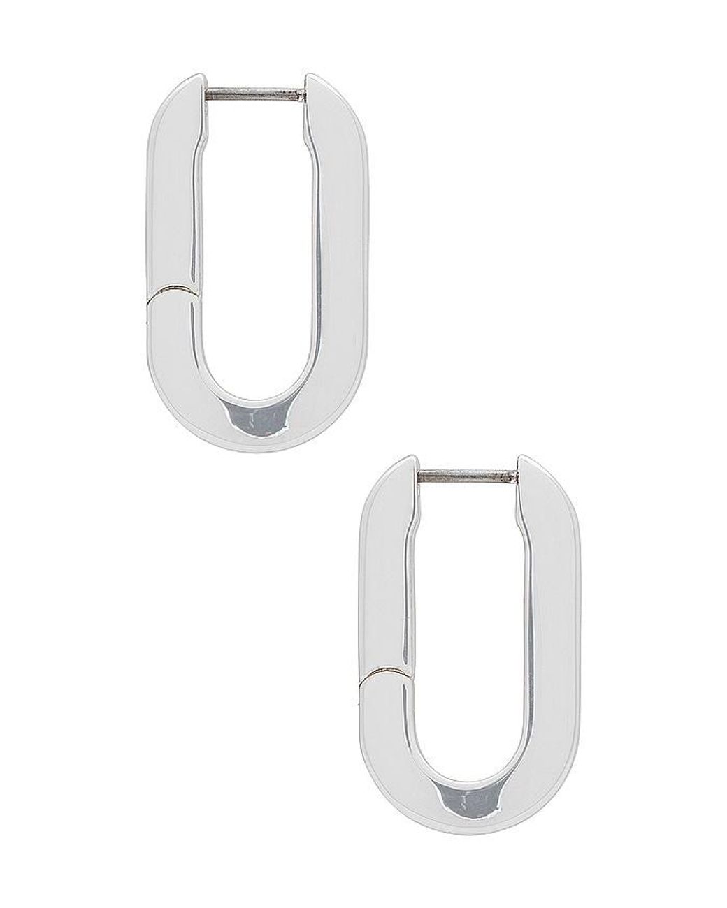Jenny Bird White Ohrringe U-Link