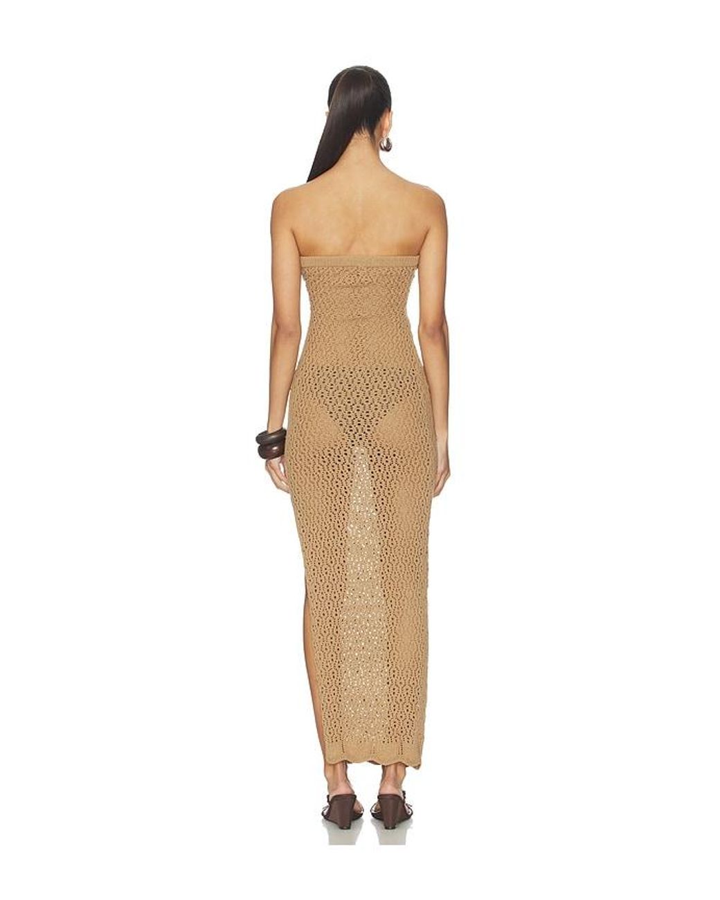 superdown Natural Marine Maxi Dress