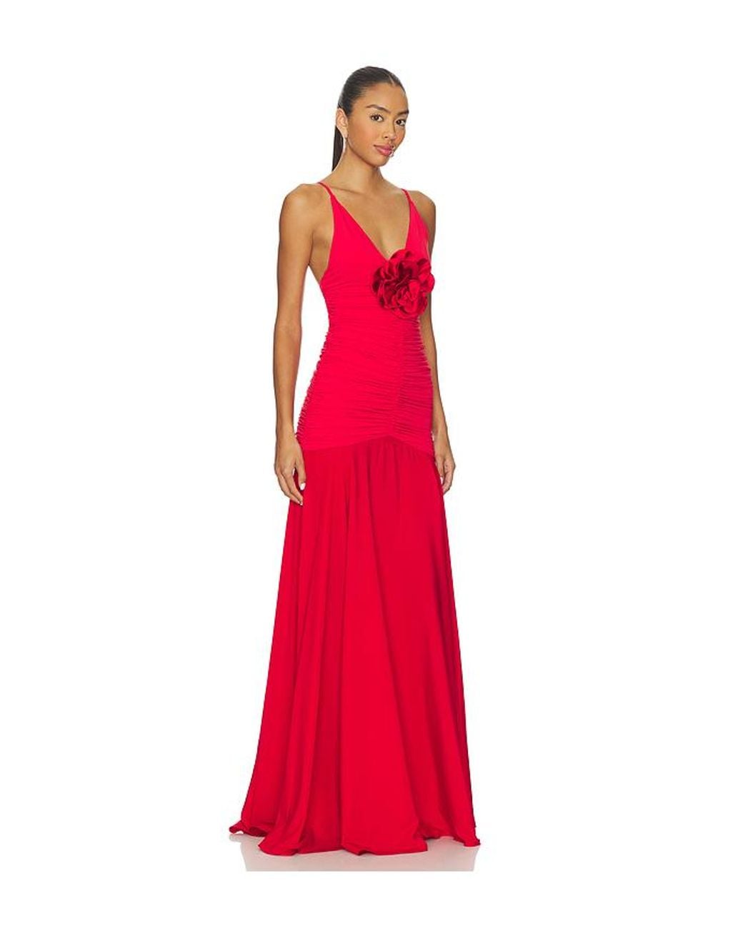 Silvia Tcherassi Red Kleid Sana