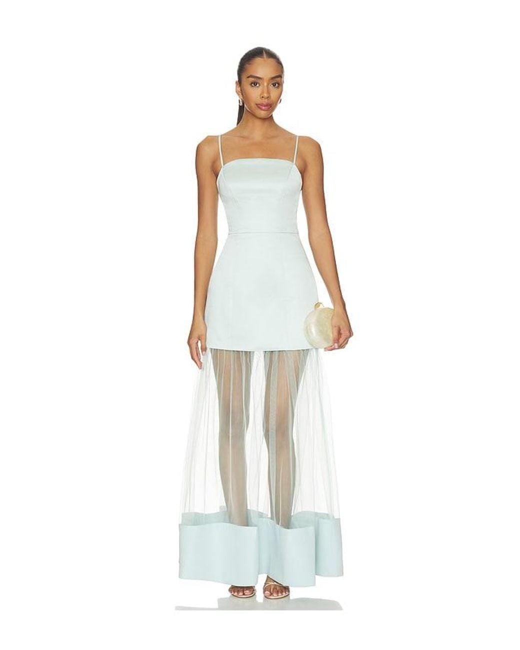 Elliatt White Marcella Strapless Gown
