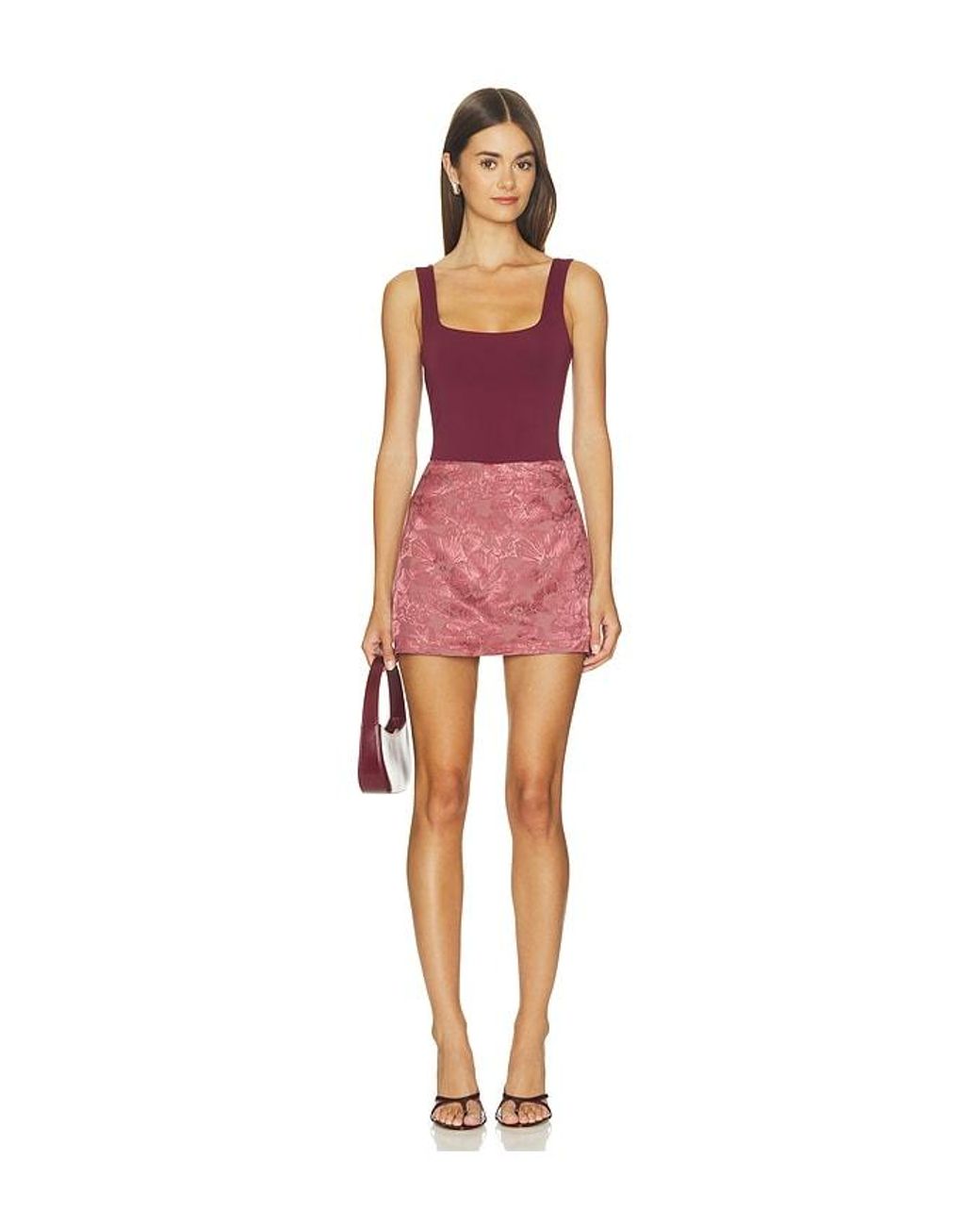 Amanda Uprichard Pink Cresida Skirt