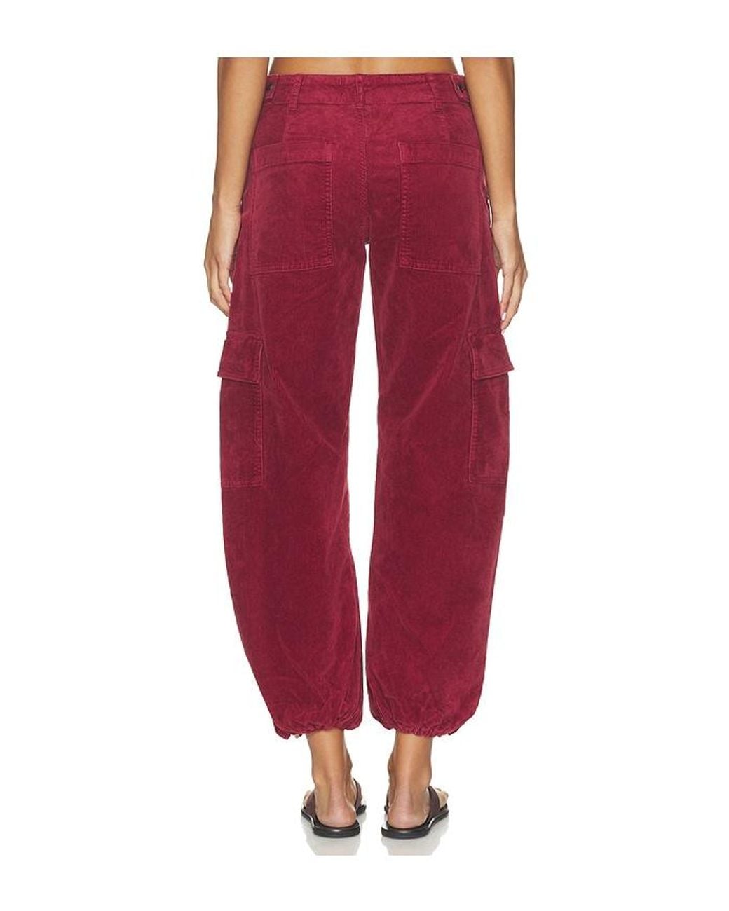 Pistola Red Honor Utility Cord Cargo Jeans