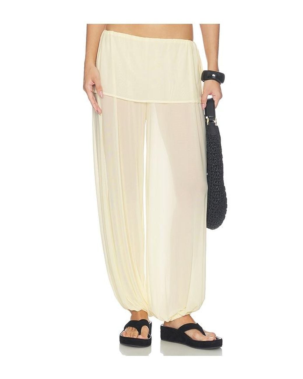 Tularosa White Shalom Pant