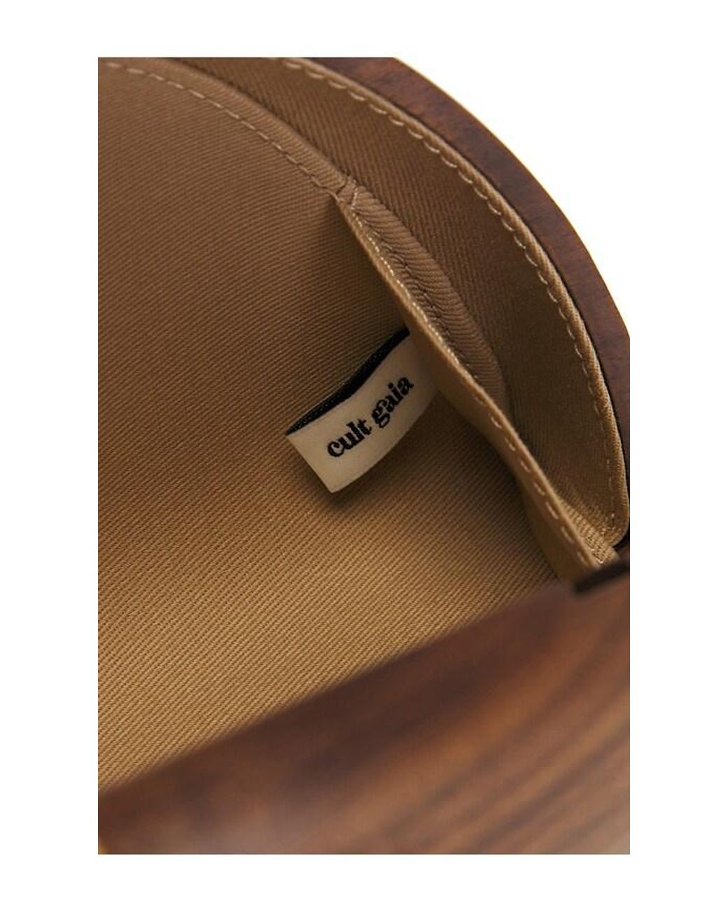 Cult Gaia Brown Laguna Clutch