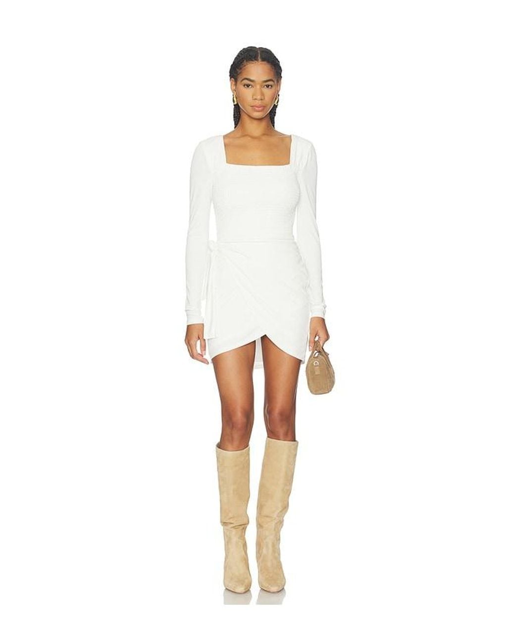 Lovers + Friends White Devon Dress
