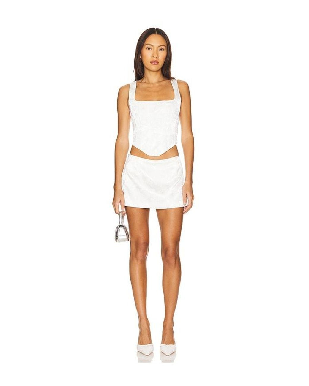 I.AM.GIA White Kelly Skort