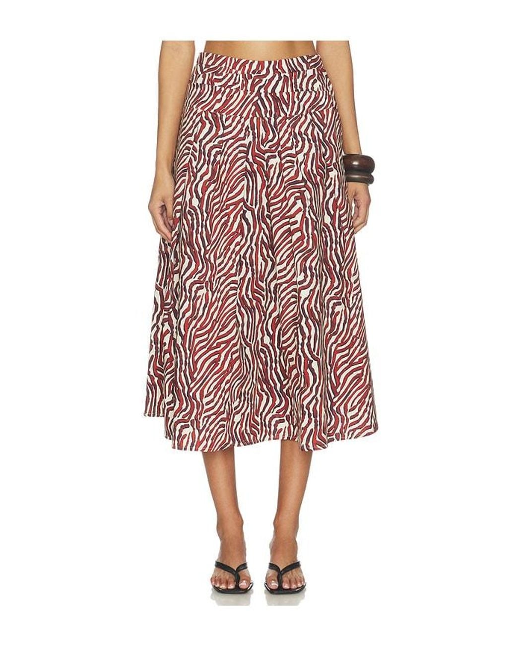Proenza Schouler Red Nessa Skirt