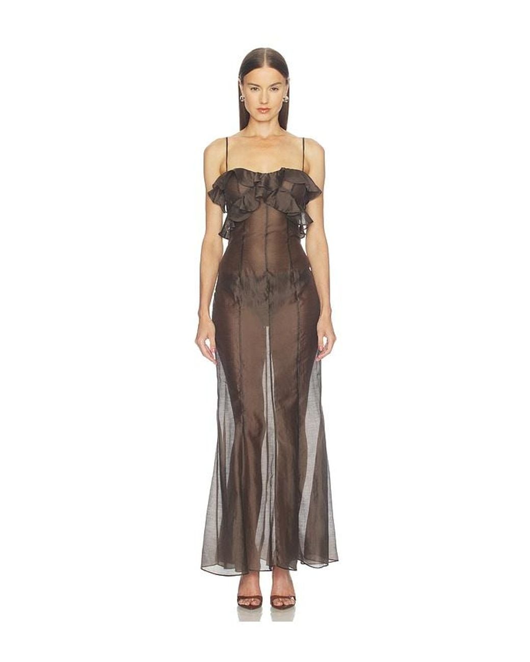 Camila Coelho Natural Dorothea Maxi Dress