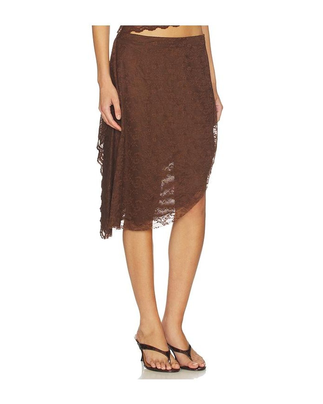 SOVERE Brown Harper Skirt