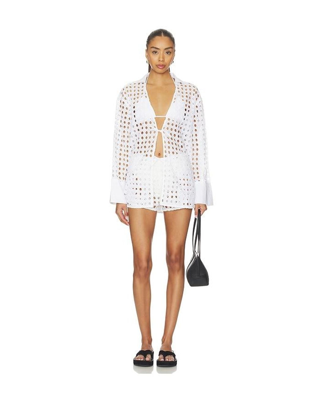 Solid & Striped White The Remi Short