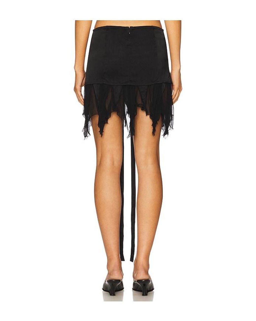 AMOR MIA Black Metamorphosis Mini Skirt