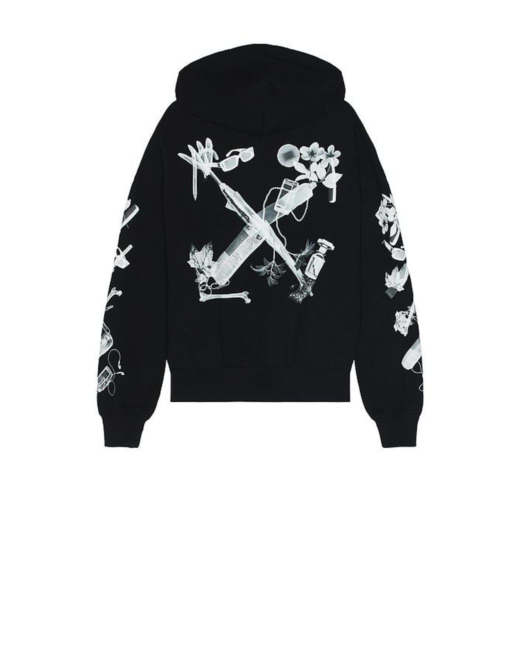 国内発送☆Off-White☆3D LOGO OVER HOODIE/BLACK/WHITE Off-White]3D LOGO OVER HOODIE/BLACK/WHITE(OMBF24-RTW0157