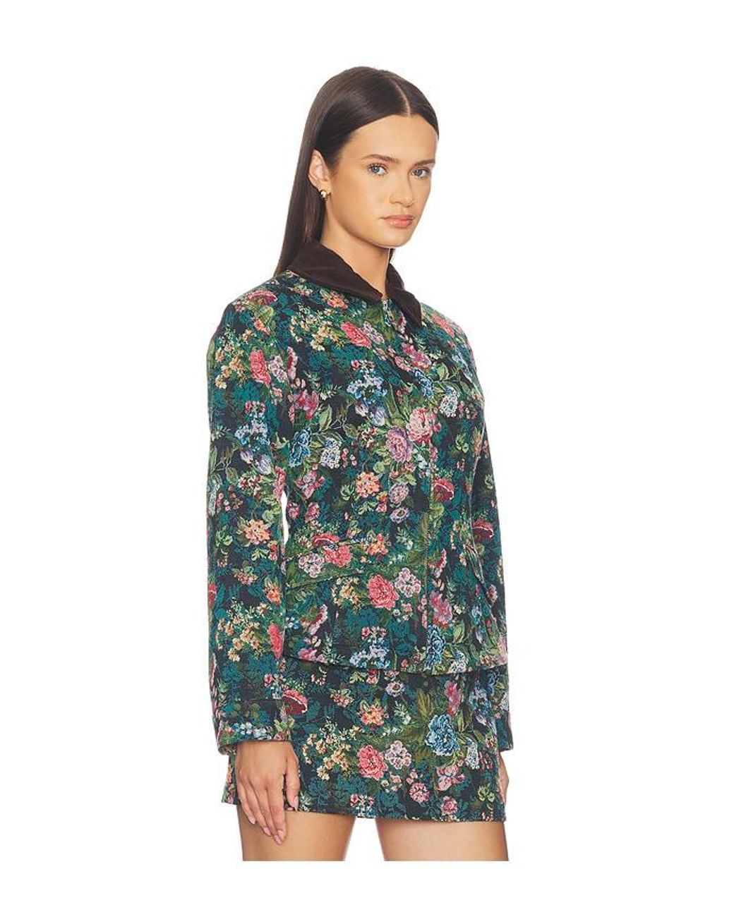 Amanda Uprichard Green Jalen Jacket