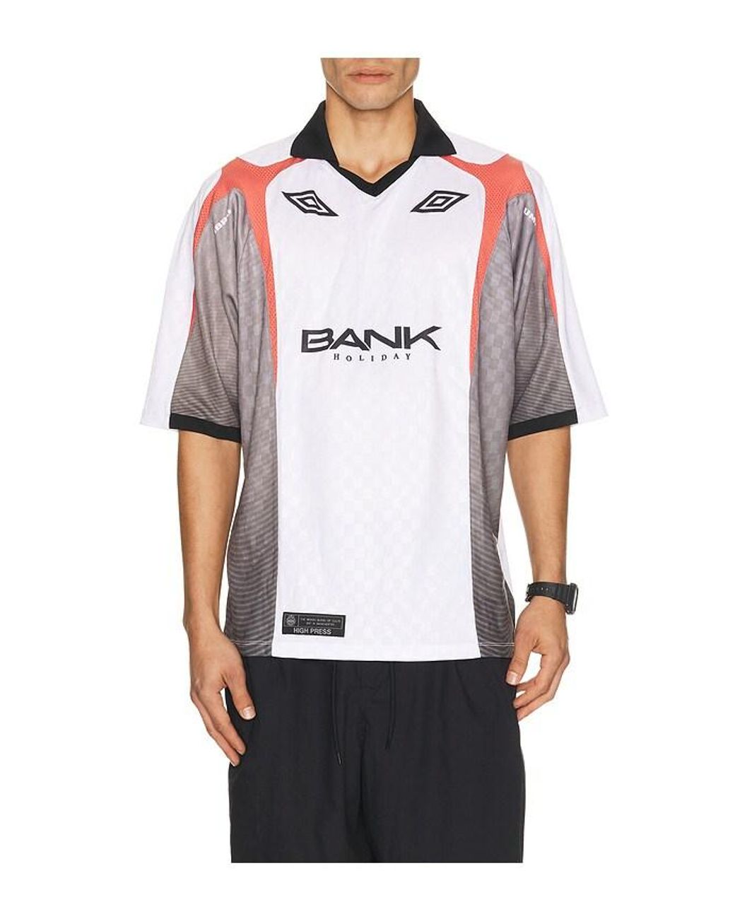 Umbro White Classic England Polo for men