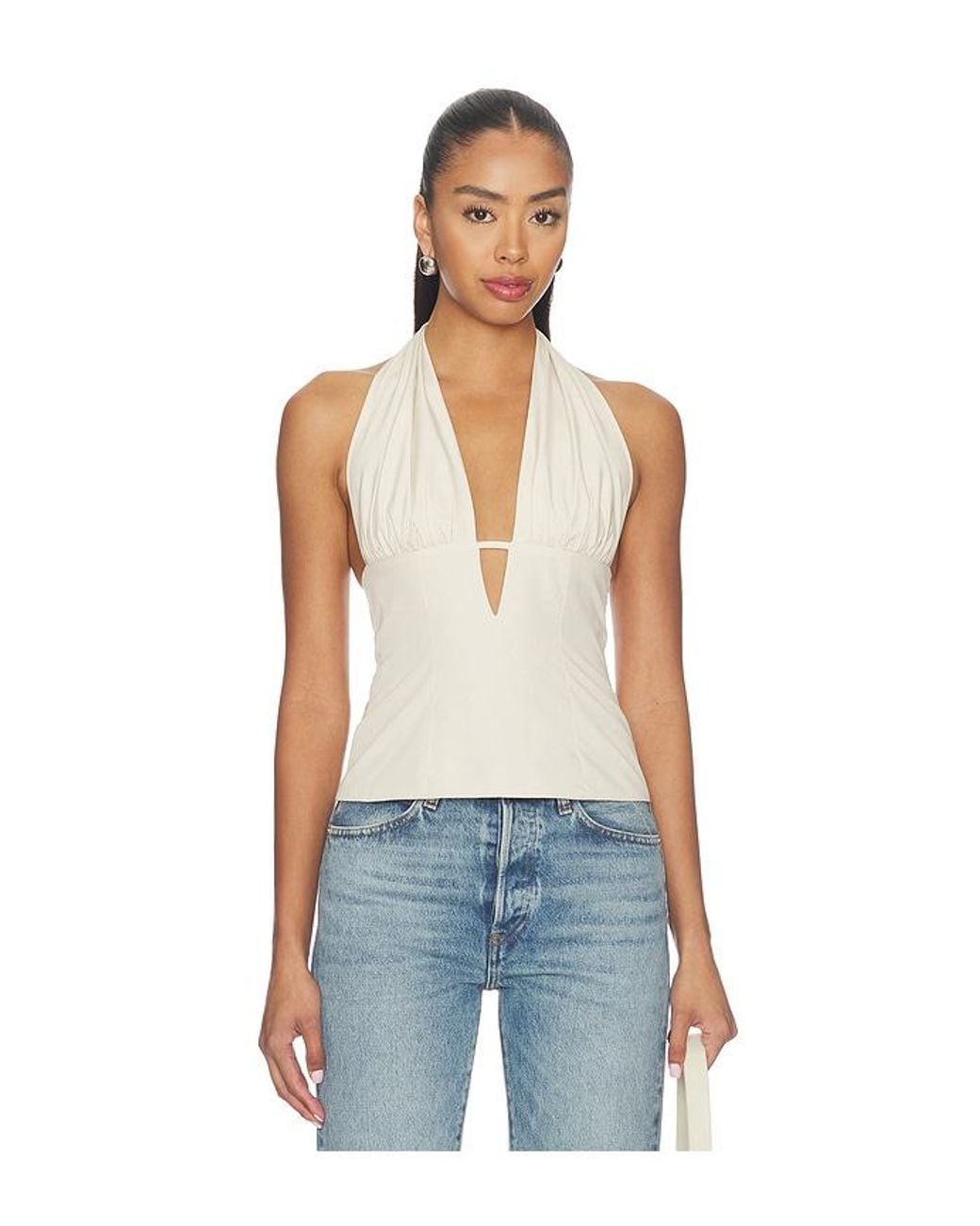 ALL THE WAYS Blue Lydia Top
