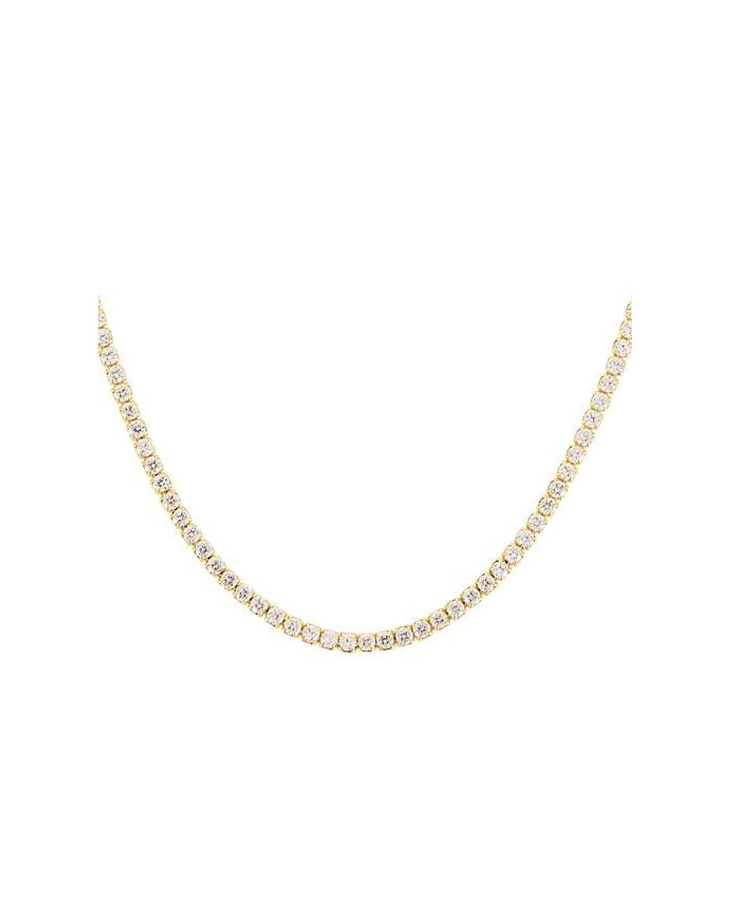 BRACHA White Sienna Tennis Necklace