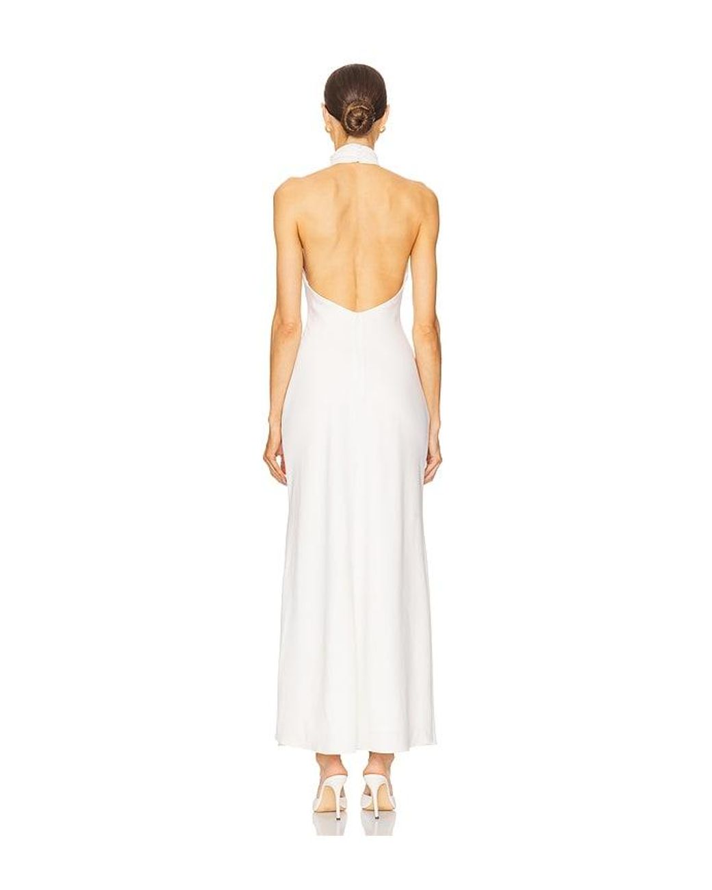 Misha White X Revolve Evianna Satin Gown