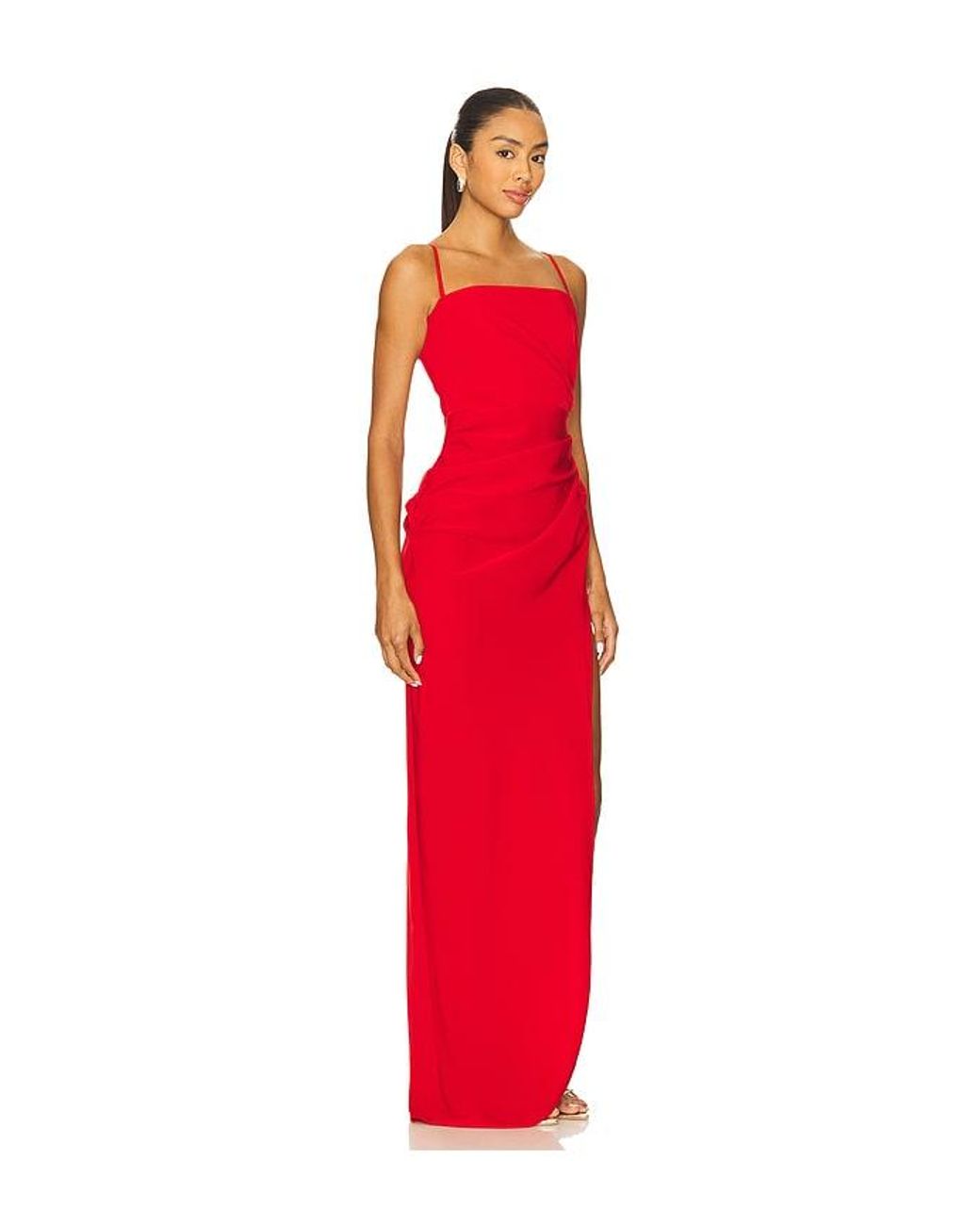 Lovers + Friends Red Sabrina Gown