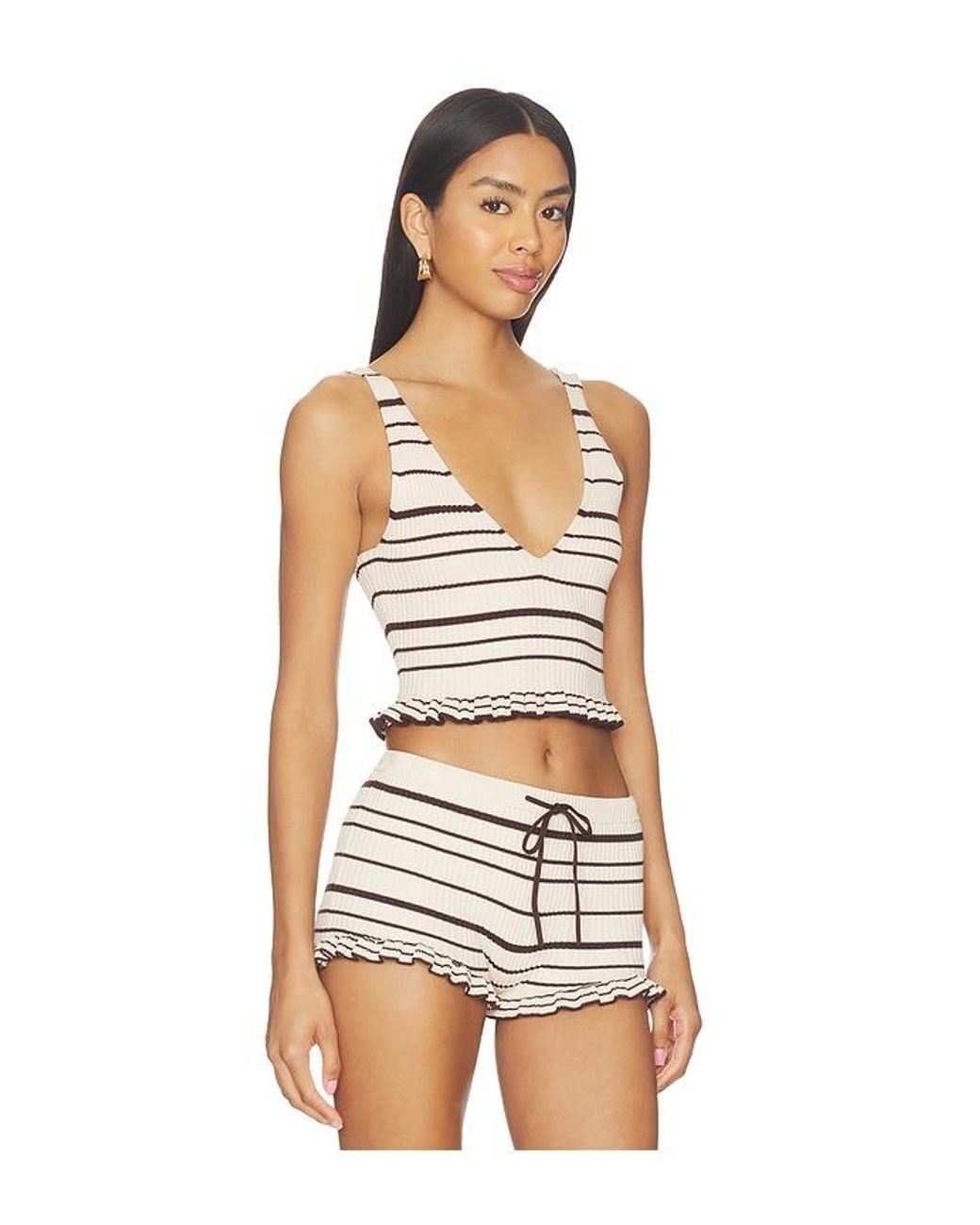 Lovers + Friends Multicolor Etta Stripe Knit Tank