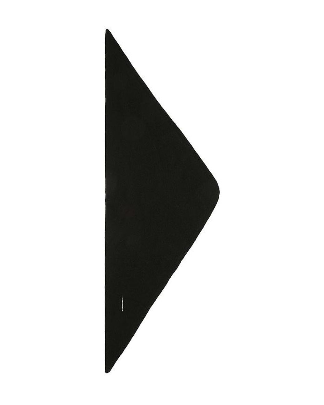 Hat Attack Black Triangle Knit Scarf