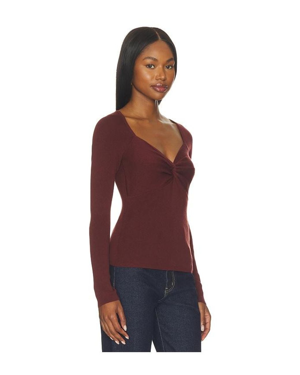 PAIGE Blue Tulum Top