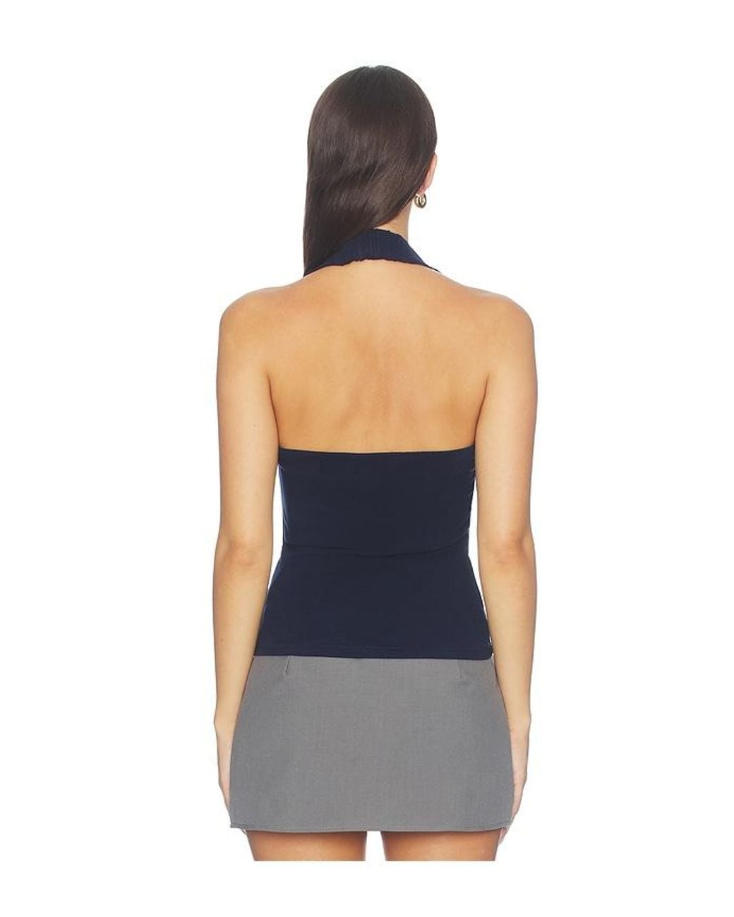 Madison The Label Blue Mindy Top