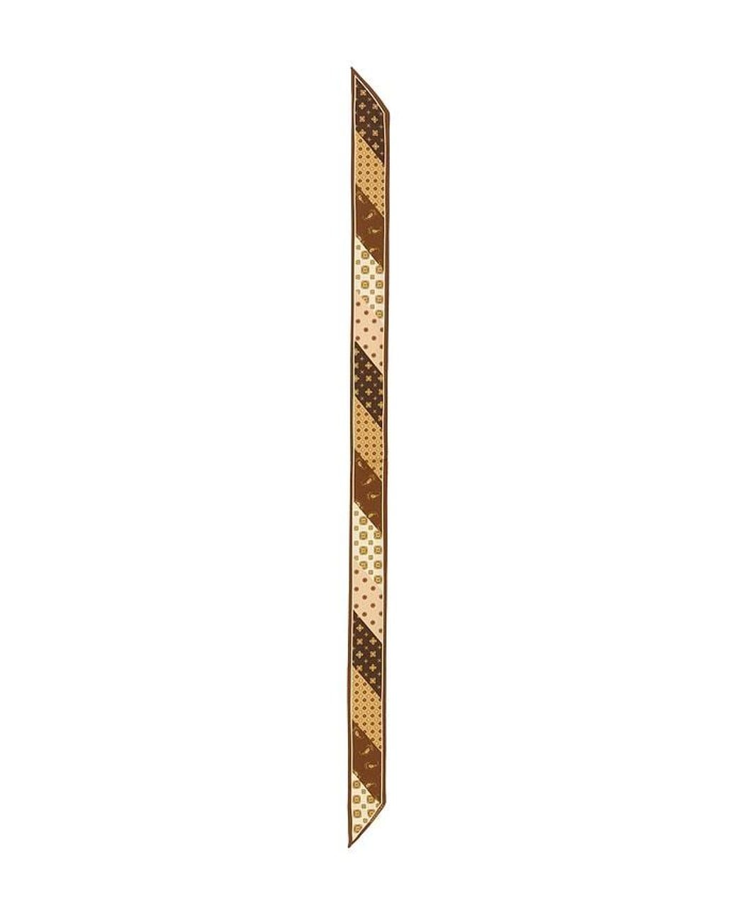 Zimmermann Natural Printed Silk Ribbon Scarf