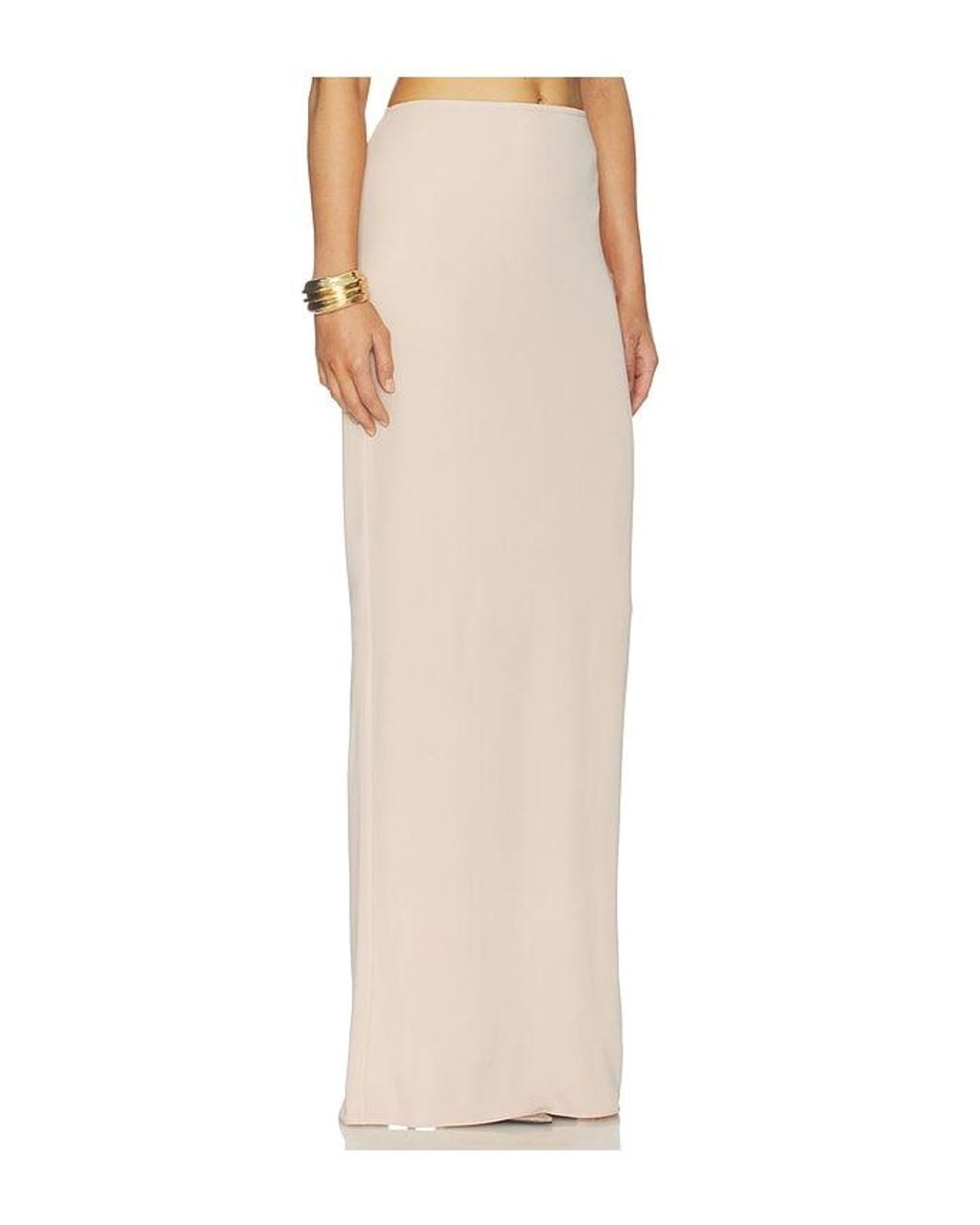 Ilkyaz Ozel White Zada Skirt