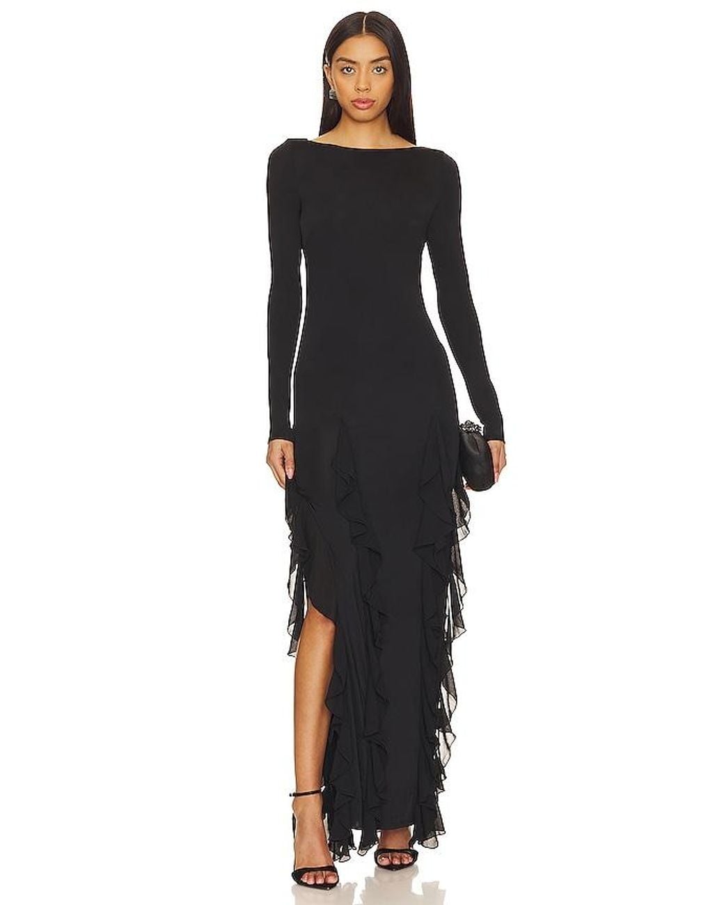 Nbd Black Daphne Maxi Dress