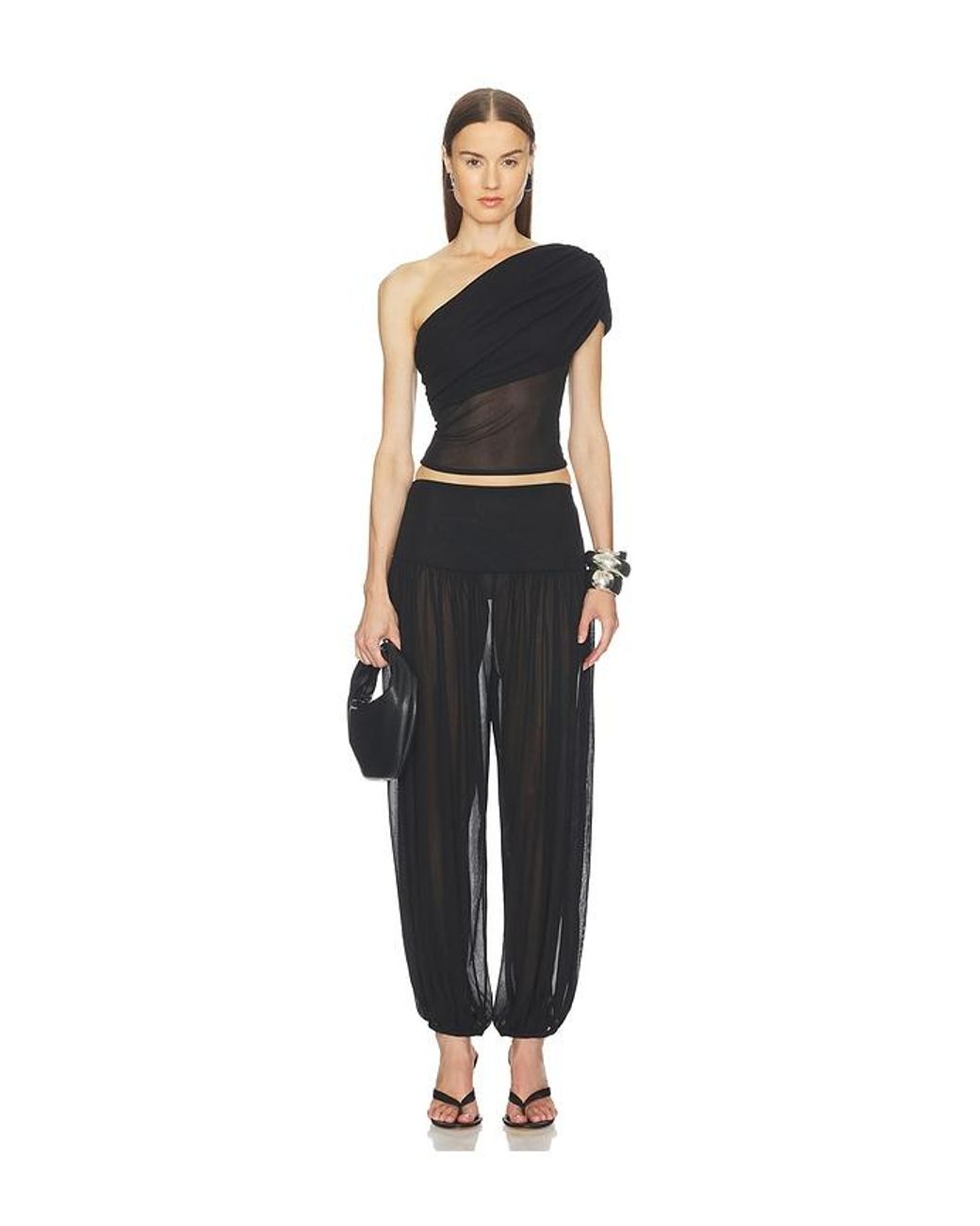 Camila Coelho Black Emmaline Pant