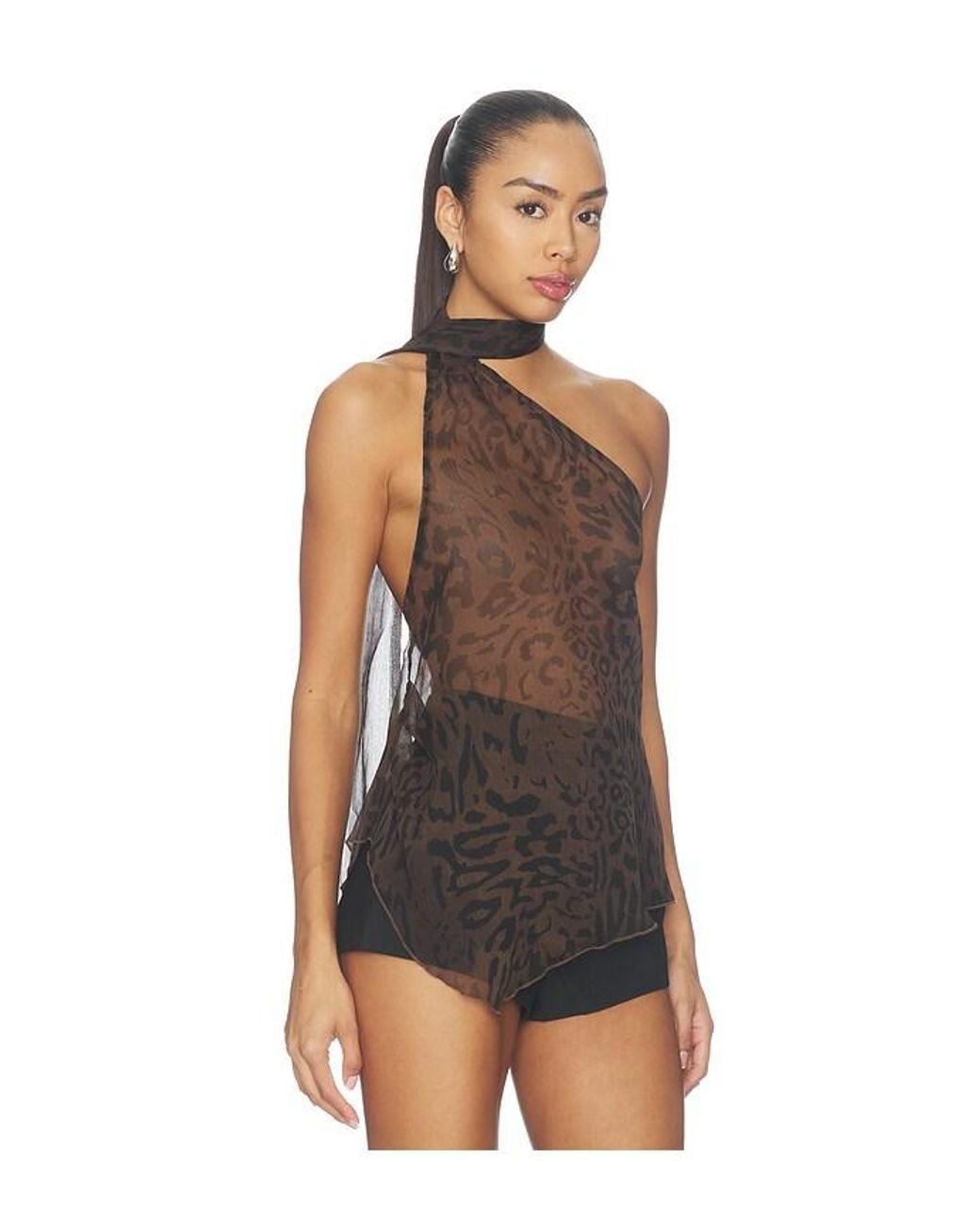 superdown Black Gabriette Choker Top