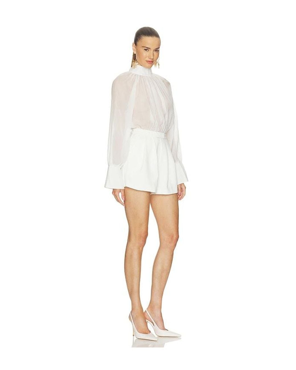 Lovers + Friends White Ella Romper