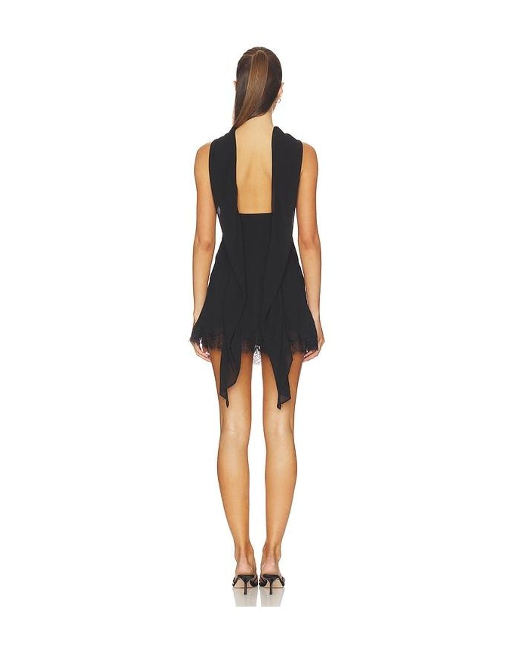 Lovers + Friends Black Anneli Mini Dress
