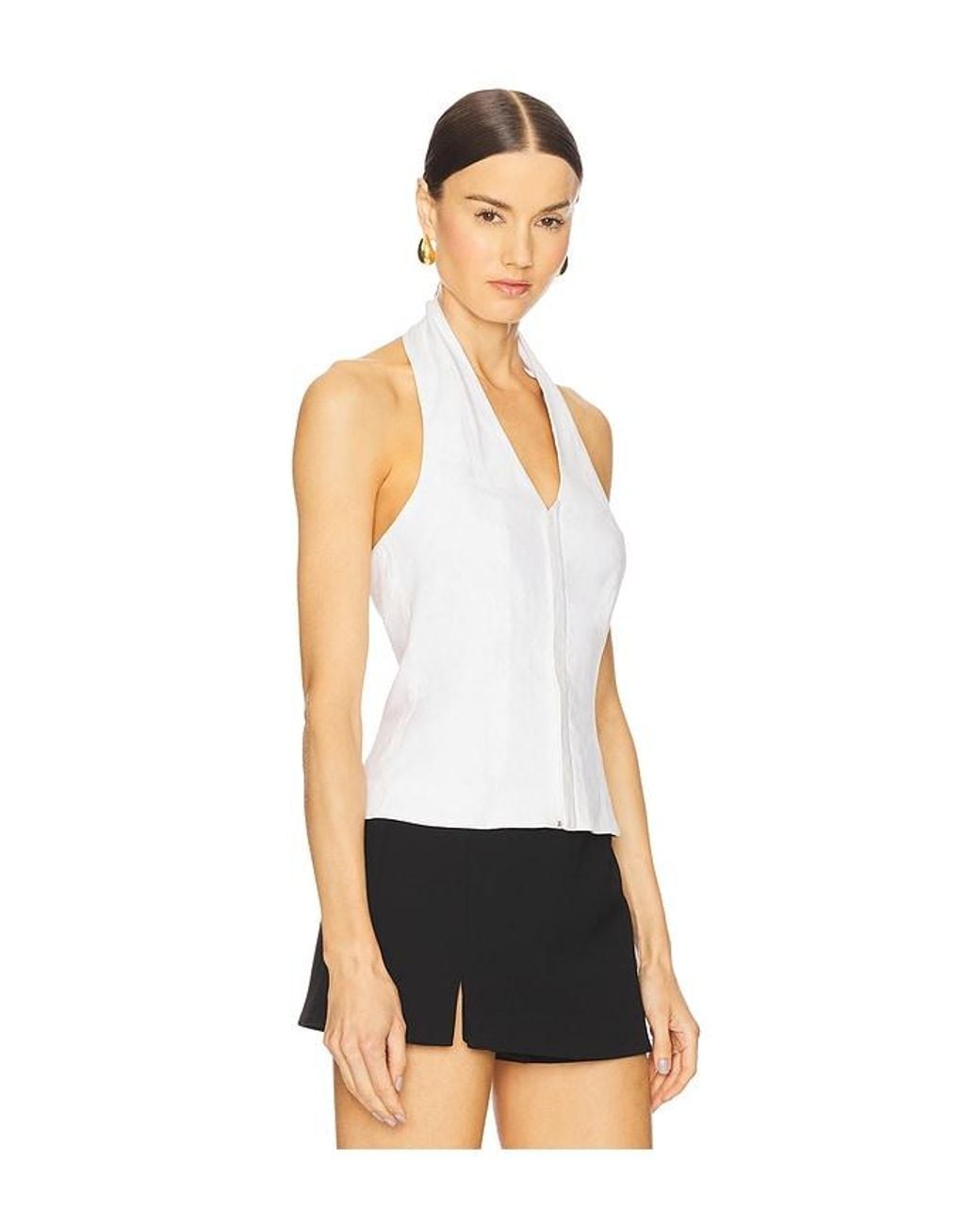 A.L.C. White Cora Top