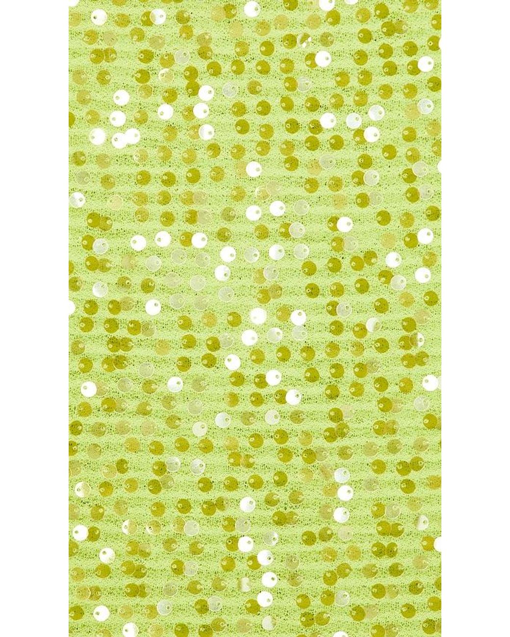 Lovers + Friends Yellow Erin Sequin Mini Skirt